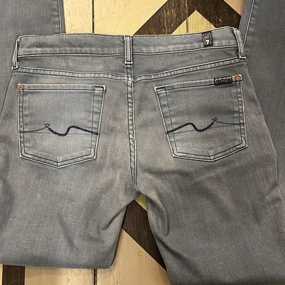 7 For All Mankind gray jeans Sz 29 - Picture 4 of 4